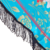 Lenço Floral Azul na internet