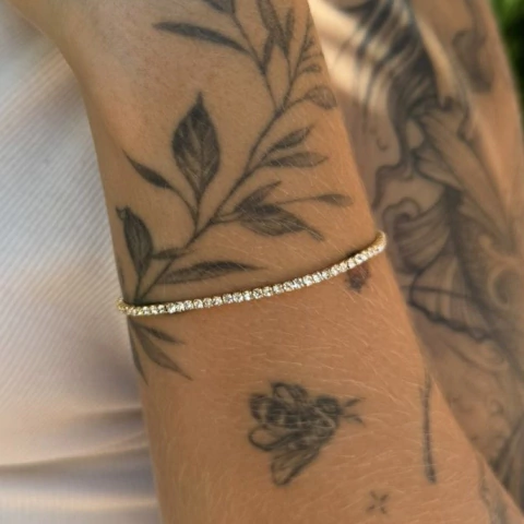 PULSEIRA STRASS DOURADO - comprar online