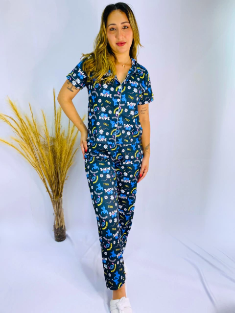 PIJAMA AMERICANO CALÇA STITCH NOPE - comprar online