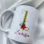 Caneca com inicial, nome e frase personalizada (terracota)