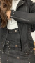Imagem do Conjunto suede saia e jaqueta com tachinhas
