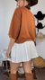 Cropped Estampado Country Cowgirl Cavalos Caramelo na internet