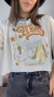 Cropped Estampado Country Cowgirl Western Texas - Deulook western - Moda Country feminina