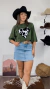 Cropped Estampado Country Cowgirl Western Boho Vibe - comprar online