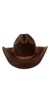Chapéu Country Marrom Café Aveludado Aba Cowgirl Western na internet