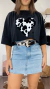 Imagem do Cropped Estampado Country Cowgirl Western Boho Vibe