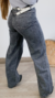 Calça Jeans cinza esgotada Wid leg - Deulook western - Moda Country feminina