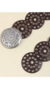 Cinto country Boho Concho GRANDE Bolas em couro Fivela Metal - comprar online