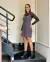 VESTIDO CURTO TWEED COM RECORTE HIT J24012 - comprar online