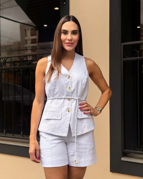 SHORTS RAMI DET COS TRANSPASSADO KARMANI 013264