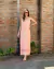 VESTIDO MIDI LINHO NATURAL DC LA CHOCOLE 250082 - loja online