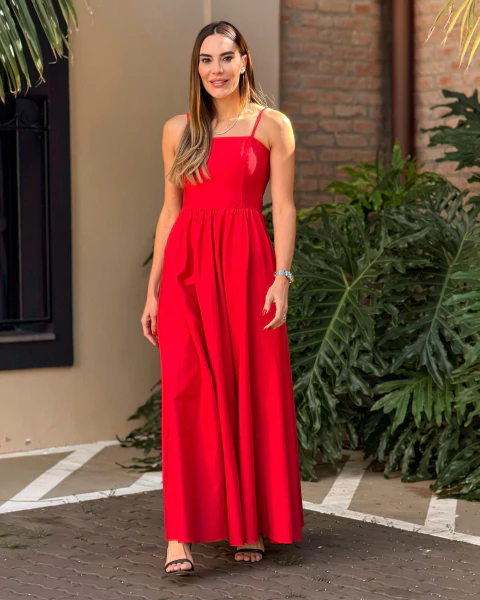 VESTIDO ALG. DAY VERMELHO MURAU M4622032