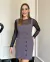 VESTIDO CURTO TWEED COM RECORTE HIT J24012 - Massiê | Loja de Roupas Femininas