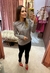 BLUSA LUREX HELO ML QUEEN 25774