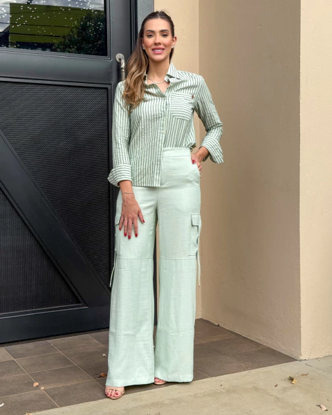 CALCA COM MARTIGALE BOLSOS VERDE MURAU M4615021