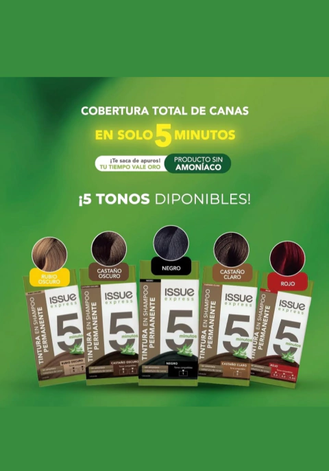 Tintura en Shampoo 5 min Issue - comprar online