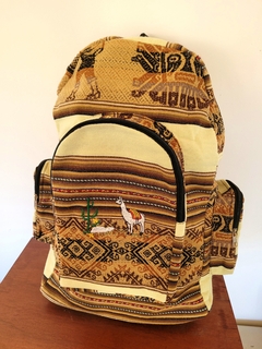 Mochila de Aguayo Grande c/ Llamita - tienda online