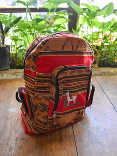 Imagen de Mochila de Aguayo Grande c/ Llamita