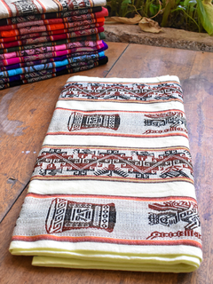 Aguayo inca - 2.30 x 1.15 (marfil/vainilla)