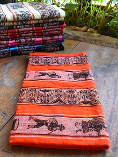 Aguayo inca - 2.30 x 1.15 (naranja fuerte)