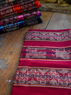 Aguayo inca - 2.30 x 1.15 (bordó) - comprar online