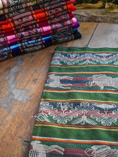 Aguayo inca - 2.30 x 1.15 (verde militar) - comprar online