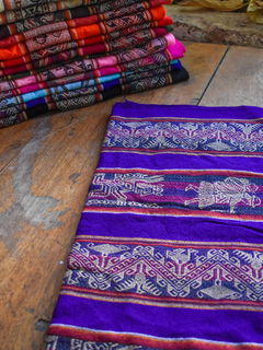 Aguayo inca - 2.30 x 1.15 (violeta oscuro) - comprar online
