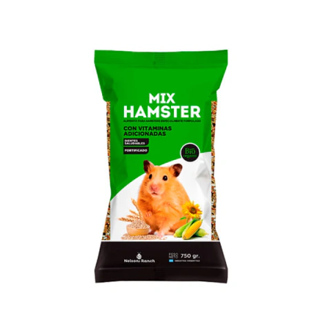 Alimento Roedores Nelsoni Ranch Mix Hámster 750 g