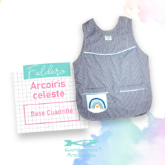 Faldero Arcoiris Celeste - Base Cuadrille en internet