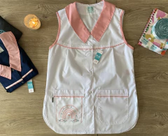 Arcoiris Rosa Abrochado Adelante - Base Blanca en internet