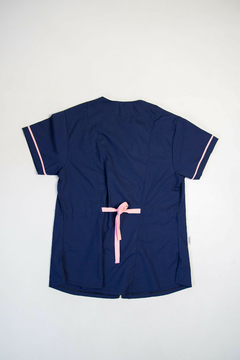 Chaqueta con Cierre vivos Rosa - Base Azul - comprar online