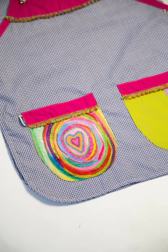 Jardinero Justina - Base Cuadrille - Guardapolvos Artesanales