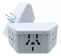 Adaptador Ficha Triple Pirámide Multinorma