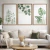 Kit 3 Quadros Decorativos Folhas III
