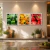 Kit 3 Quadros Decorativos Pimentões