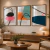 Kit 3 Quadros Decorativos Composição V
