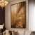 Quadro Decorativo Folha Dourada - comprar online
