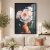 Quadro Decorativo Florais e Folhagens Buque de flores sobre mulher - comprar online