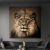 Quadro Decorativo Animais Leão Rosto Cabeça - comprar online