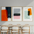 Kit 3 Quadros Decorativos Abstrato IV - comprar online