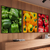 Kit 3 Quadros Decorativos Pimentões