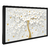 Quadro Decorativo Florais Árvore Dourada Folhas Brancas - comprar online