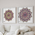 Kit 2 Quadros Decorativos Mandala Harmonia-Alegria - comprar online