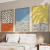 Kit 3 Quadros Decorativos Abstrato VII - comprar online