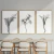 Kit 3 Quadros Decorativos Flores PB II - comprar online