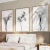 Kit 3 Quadros Decorativos Flores PB II
