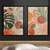 Kit 2 Quadros Decorativos Floral Minimalista VI