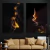 Kit 2 Quadros Decorativos Fogo Fumaça I - comprar online