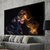 Quadro Decorativo Fogo Fumaça II