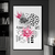 Quadro Decorativo Geométrico Rosa I - buy online